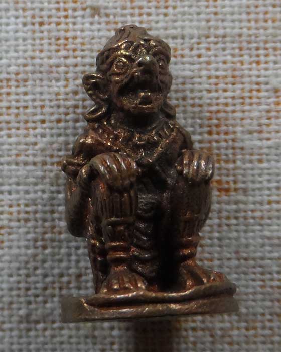 รูปหล่อหนุมาน ขุนกระบี่ (รุ่นพิเศษ) ไหว้ครูหลวงพ่อเปิ่น วัดบางพระ ปี๒๕๕๓