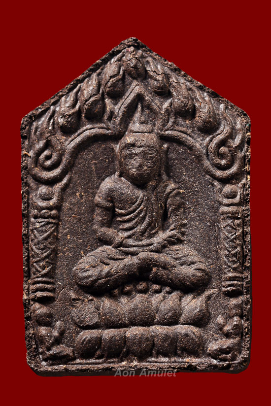 พระขุนแผนพิมพ์เล็กตะกรุดทองแดง รุ่น มงคลมหาเศรษฐี หลวงปู่บัว ถามโก พศ.2555 หมายเลข 1402