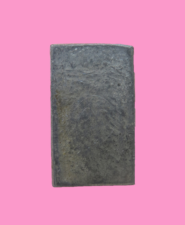 พระชินตะกั่ว หลังจาร