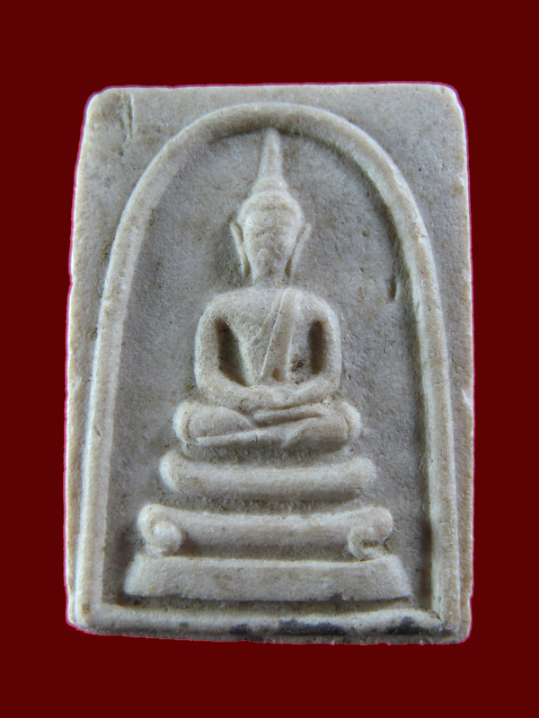 $ พระสมเด็จขาโต๊ะ หลวงพ่อกวย วัดโฆสิตาราม เนื้อผงน้ำมัน องค์ที่ ๒