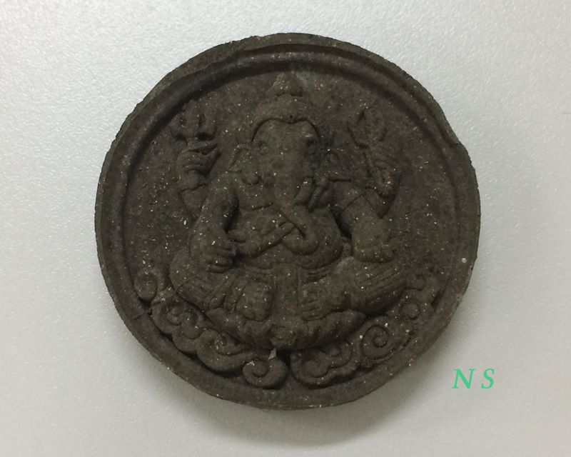 พระพิฆเนศ + หลวงพ่อใหญ่ เนื้อสีดำ ของพระมหาสุรศักดิ์ วัดประดู่ พระอารามหลวง สมุทรสงคราม