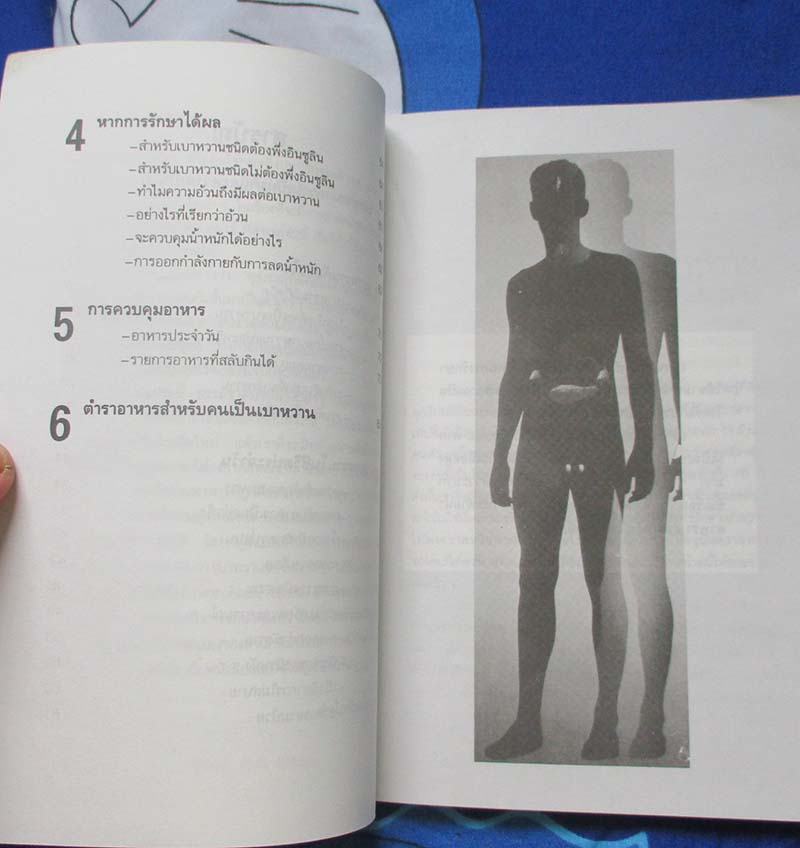  	 หนังสือเบาหวานกับการรักษาตนเอง