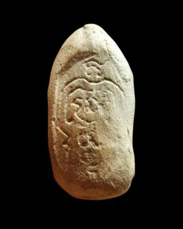 พระหลวงพ่อนาคเนื้อดินหลังยันต์พุฒปี ๒๔๘๕ หลวงพ่อโอด วัดจันเสน