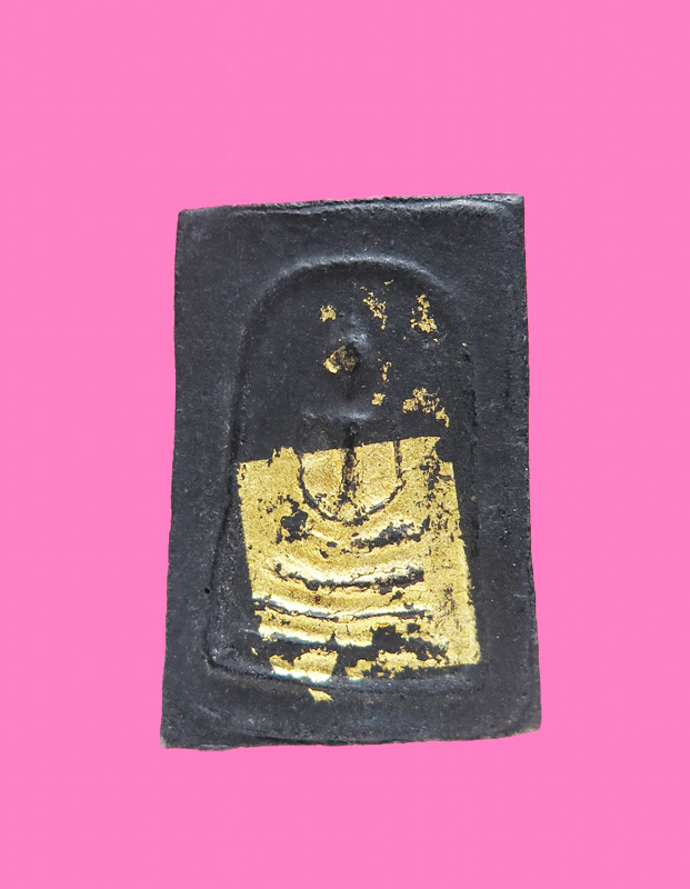 สมเด็จพิมพ์คะแนน เนื้อผงใบลาน ติดทอง