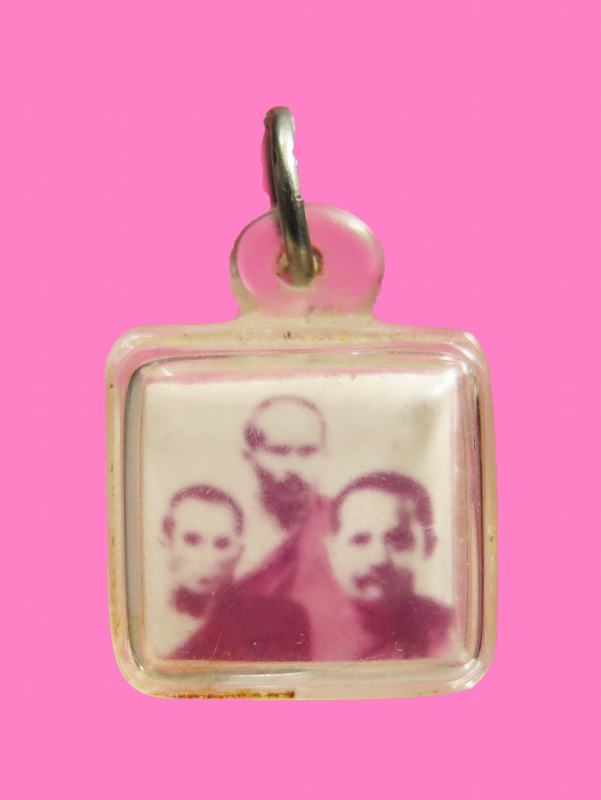 รูปถ่าย 3 อาจารย์ หลวงพ่อมิ่ง หลวงพ่อเกิด และพรครูสมุห์ทน วัดสระกระเทียม นครปฐม