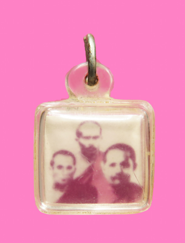 รูปถ่าย 3 อาจารย์ หลวงพ่อมิ่ง หลวงพ่อเกิด และพรครูสมุห์ทน วัดสระกระเทียม นครปฐม