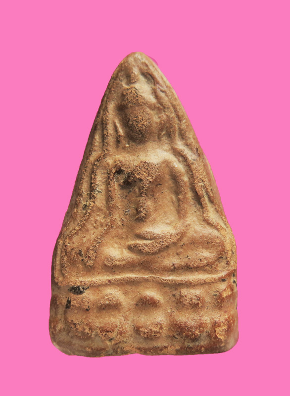 พระเนื้อดิน พิมพ์พระพุทธชินราช เก่า สูงประมาณ 5 ซม.