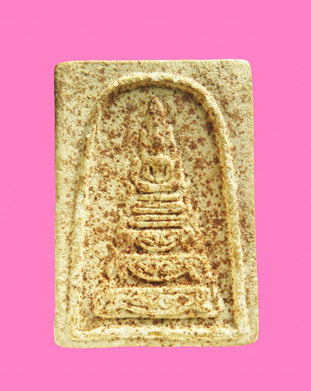 พระผงเกศ พิมพ์สมเด็จจอมพล หลังรูปเหมือน หลวงพ่อขอม ปี 05