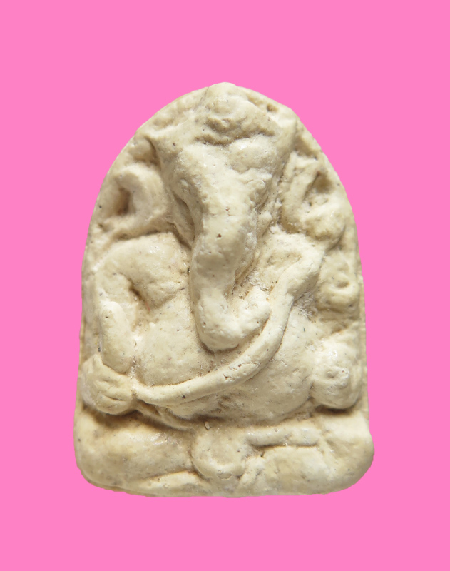 พระพิฆเนศวร เนื้อผงกระเบื้องหลังคาโบสถ์ เทวสถานโบสถ์พราม  ปี 45 พิธีใหญ่