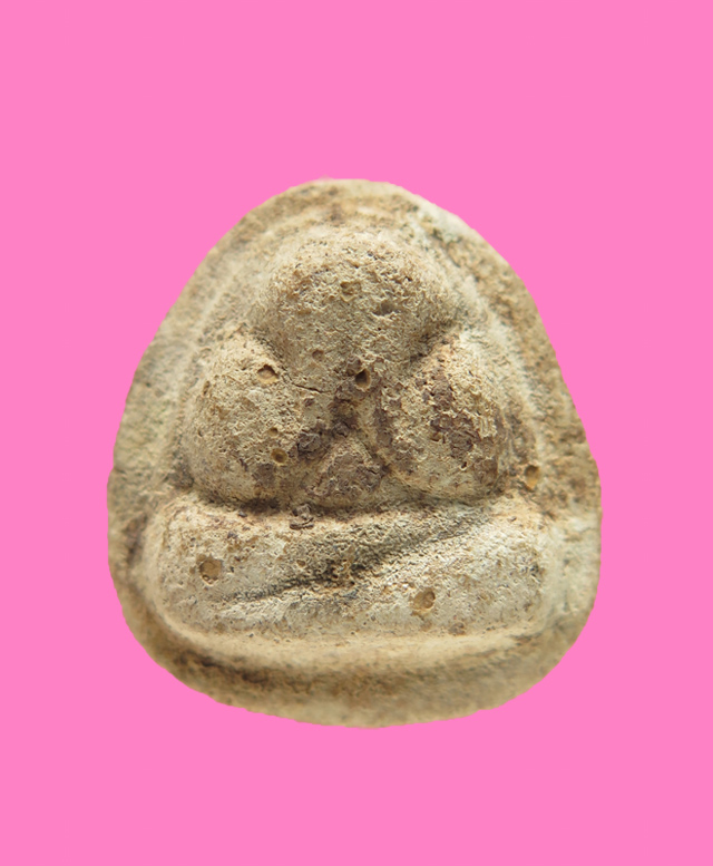 พระปิดตา เนื้อผง หลังยันต์ นะ  สายเมืองชล