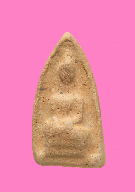 พระสรรนั่งไหล่ตรง พิมพ์ฐานขีด หลวงพ่อกวย วัดโฆษิตาราม