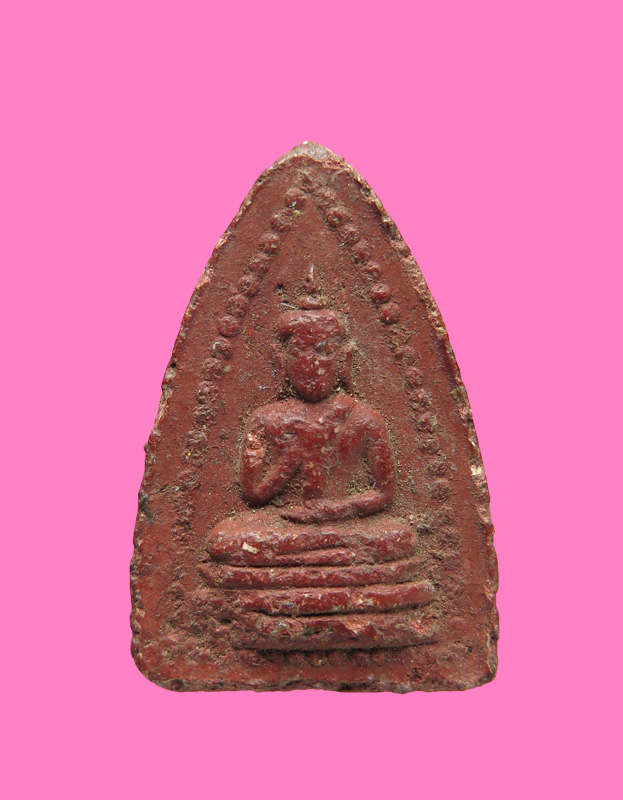 พระประทานพร หลังพระประทานพร เนื้อผงสบู่เลือด หลวงปู่เฮี้ยง วัดป่าฯ 