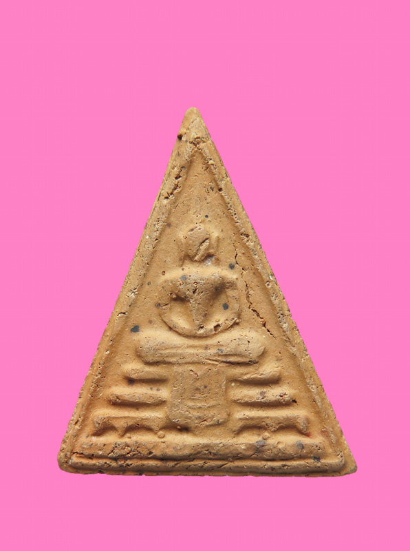 สมเด็จหน้าจั่ว ฐานผ้าทิพย์ เนื้อดิน เจ้าคุณเที่ยง วัดระฆัง