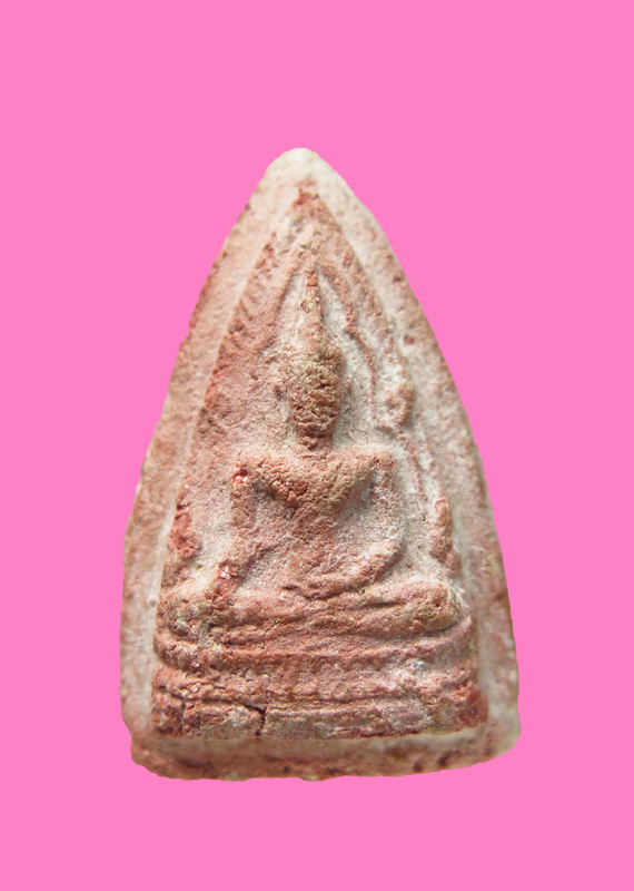 พระผงหินเปียก พิมพ์พระพุทธชินราช หลวงพ่อแช่ม วัดดอนยายหอม (ยุคต้น)