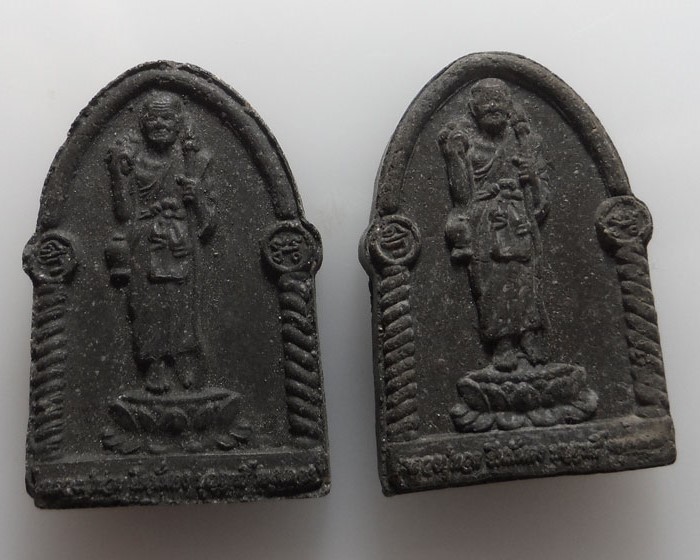 หลวงปู่ทวด หลังยันต์ ๕ แถว วัดแม่ตะไคร้ จ.เชียงใหม่ (๒ องค์)