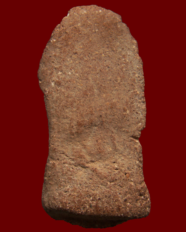 พระเนื้อดินผสมผง พิมพ์ซุ้มนครโกษา หลวงพ่อทองดำ วัดท่าทอง รุ่นแรก (ยุคต้น ก่อนปี 2500) หายาก