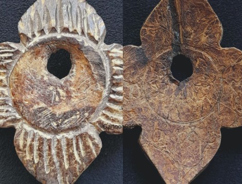 กะลาตาเดียว จารมือ หน้า-หลังครับ สวยๆ ครับผม