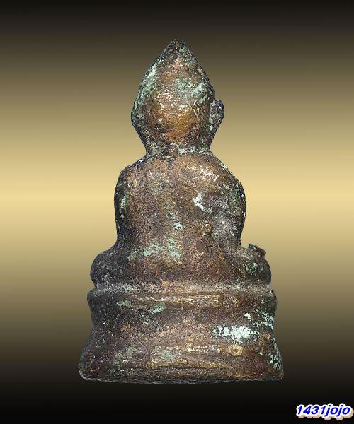 พระชัยวัฒน์ พิมพ์สิงหเสนีย์ หลวงปู่ธูป ปี 2482 วัดแคนางเลิ้ง + บัตรรับรอง (นิยม)