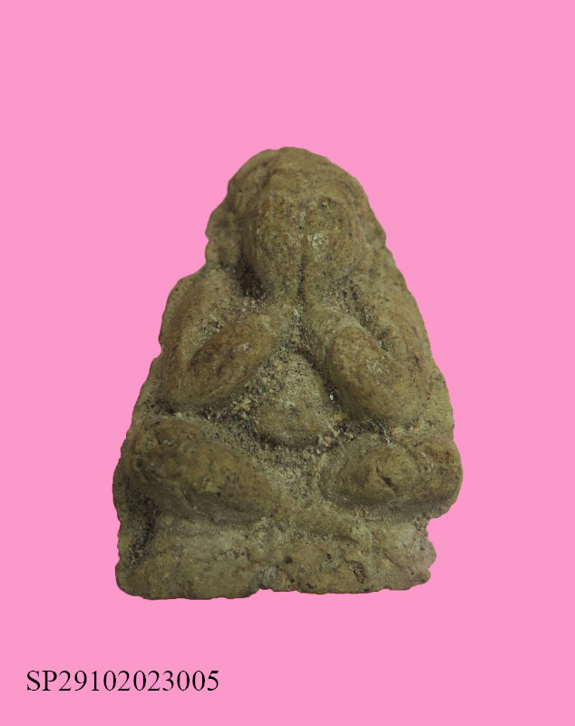 พระปิดตานั่งขาชัน เนื้อผงน้ำมัน