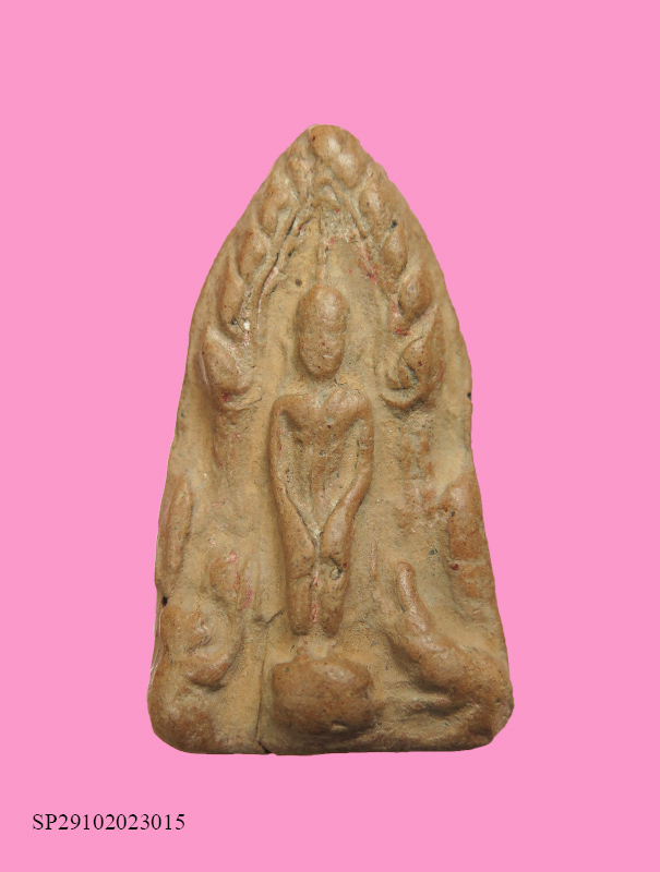 หลวงพ่อโต วัดป่าเลไลย์ หลังชฎา เนื้อดิน หลวงพ่อถิร  ปลุกเสก