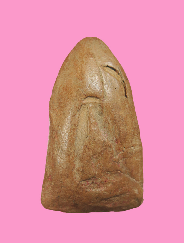 หลวงพ่อโต วัดป่าเลไลย์ หลังชฎา เนื้อดิน หลวงพ่อถิร  ปลุกเสก