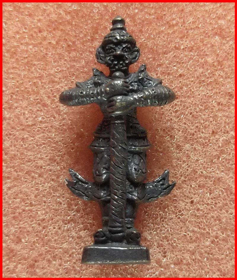 ท้าวเวสสุวรรณ อาจารย์หม่อม นิรนามไตรภูมิ พิมพ์เล็ก เนื้อโลหะผสม ปี 2549 #1