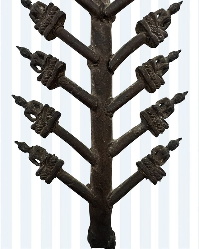 พระช่อชัยวัฒน์กรรมการ สมเด็จย่า 90 พรรษา พ.ศ. 2533 เนื้อนวะ งานเทหล่อในพิธี