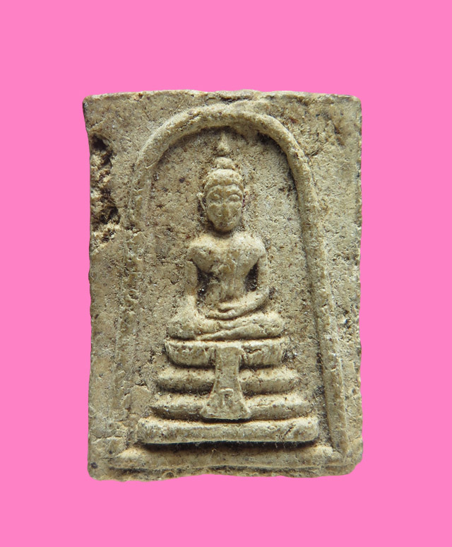 สมเด็จพิมพ์คะแนน ฐานผ้าทิพย์ หลังบัวบาน