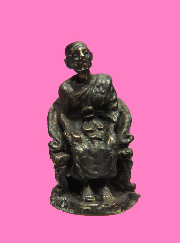 รูปหล่อ(ฉีด) หลวงพ่ออินทร์ วัดใหม่เพชรรัตน์ (ลูกศิษย์หลวงพ่อโหน่งองค์สุดท้าย)