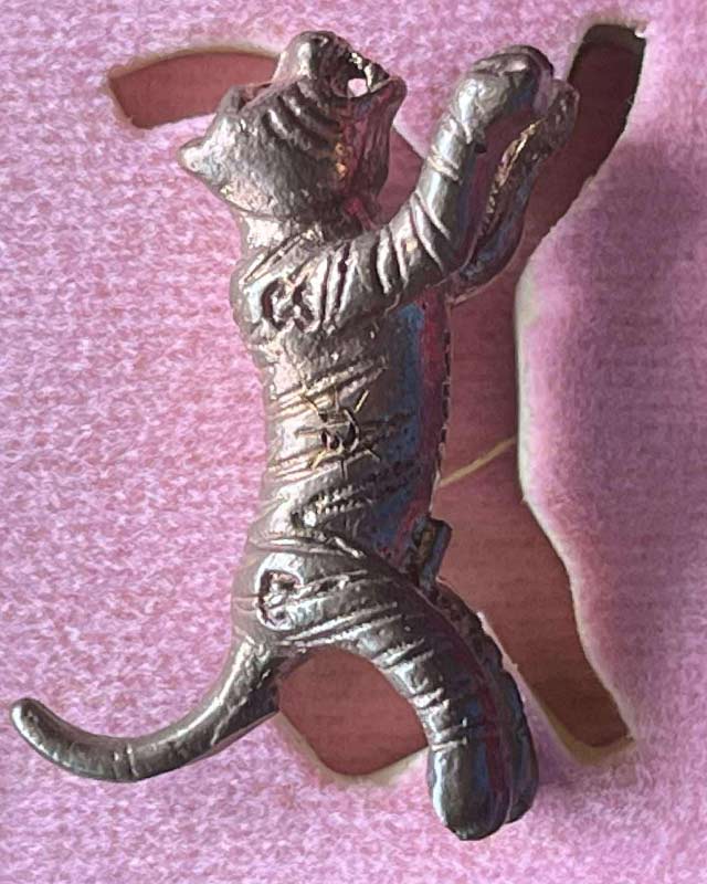 หลวงพ่อยอด โกสโล วัดตะคร้อ อ.โนนไทย จ.นครราชสีมา เสือมหาอำนาจ รุ่นทรัพย์เพิ่มพูน