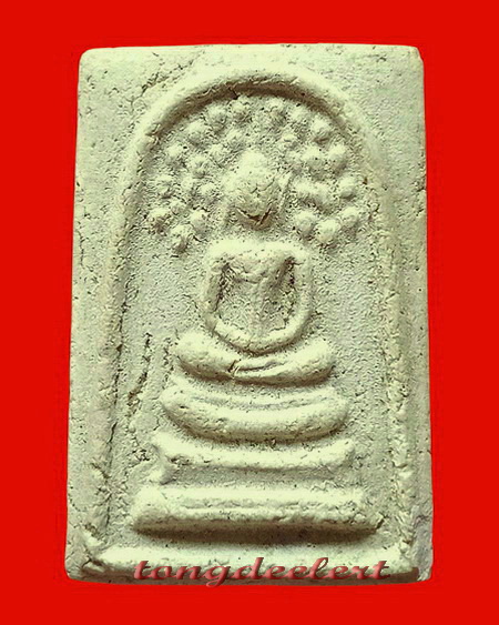 พระสมเด็จปรกโพธิ์เนื้อผงพุทธคุณ หลวงปู่ดี วัดเทวสังฆาราม(วัดเหนือ) จ.กาญจนบุรี