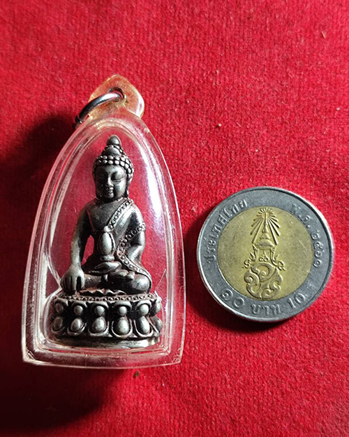 พระกริ่งคูณแสนล้าน เนื้อเงิน หลวงพ่อคูณ สุเมโธ วัดป่าภูทอง จ.อุดรธานี