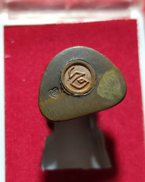 พระรูปหล่อรุ่นแรกหลวงปู่ประสาร. สุมโน เนื้อทองแดง ปี2555 วัดป่าหนองไคร้. จ.ยโสธร