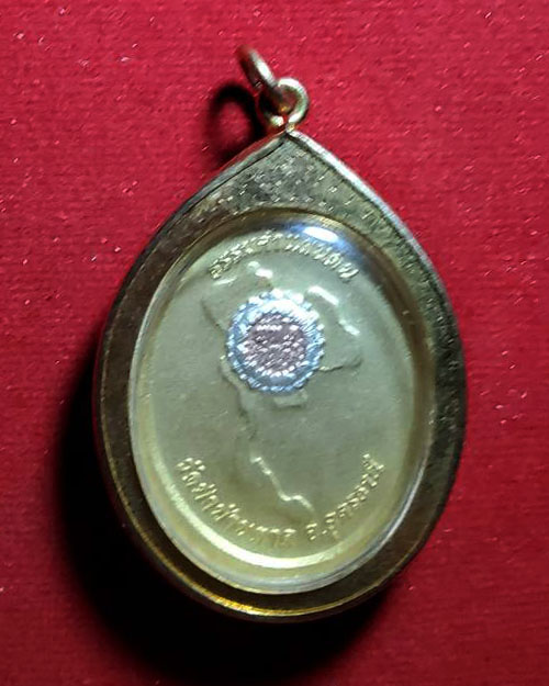 เหรียญรูปไข่ครึ่งองค์ หลวงตามหาบัว วัดป่าบ้านตาด จังหวัดอุดรธานี