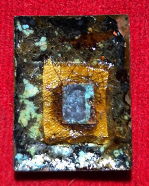 ล็อคเก็ตหลวงปู่ถวิล สุจิณโณ    วัดป่าสุจิณโณ อ.บ้านฝาง จ.ขอนแก่น ฉากทอง