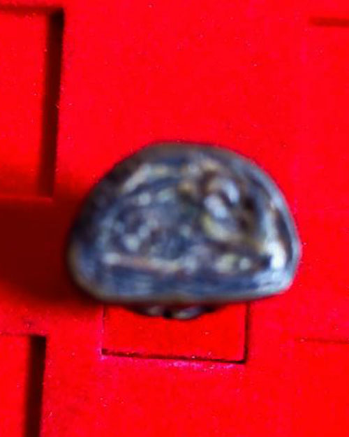 พระอุปคุต หน้าฤาษี หล่อโบราณ เนื้อทองผสมเก่า ไม่ทราบเกจิ