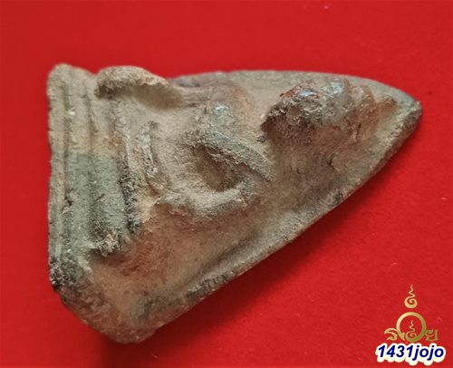 พระโป้ ปางมารวิชัย สวย ดูง่าย สบายตา กรุวัดบางกระทิง เนื้อดิน จ.อยุธยา + บัตรรับรอง