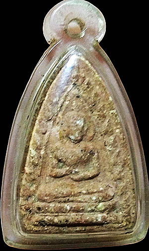 พระประทานพร สองหน้า เนื้อว่านสบู่เลือด ปี2505 หลวงปู่เฮี้ยง วัดป่าฯ ชลบุรี