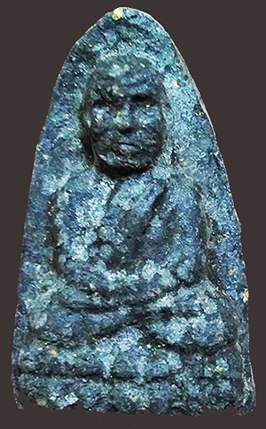 หลวงพ่อทวด เนื้อว่าน รุ่นปาฏิหาริย์ลายเซนต์ วัดห้วยมงคล ประจวบคีรีขันธ์ ปี๒๕๔๙ ฝังโลหิตธาตุ