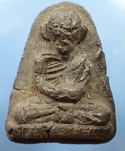 หายากที่สุด!!!หลวงปู่จันทร์ วัดทุ่งเฟื้อ รุ่นแรก พิมพ์จัมโบ้ นครศรีธรรมราช+บัตรรับรองพระแท้*161