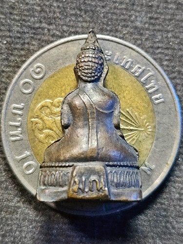 วัดมหรรณพารามวรวิหาร เสาชิงช้า กรุงเทพฯ พระรูปหล่อปั้ม หลวงพ่อพระร่วง รุ่นแรก  ปี 2510