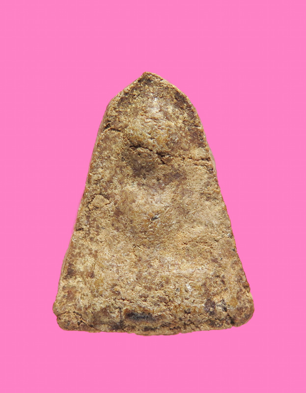 พระผงสุพรรณ เนื้อว่านชานหมาก หลังชื่อวัด