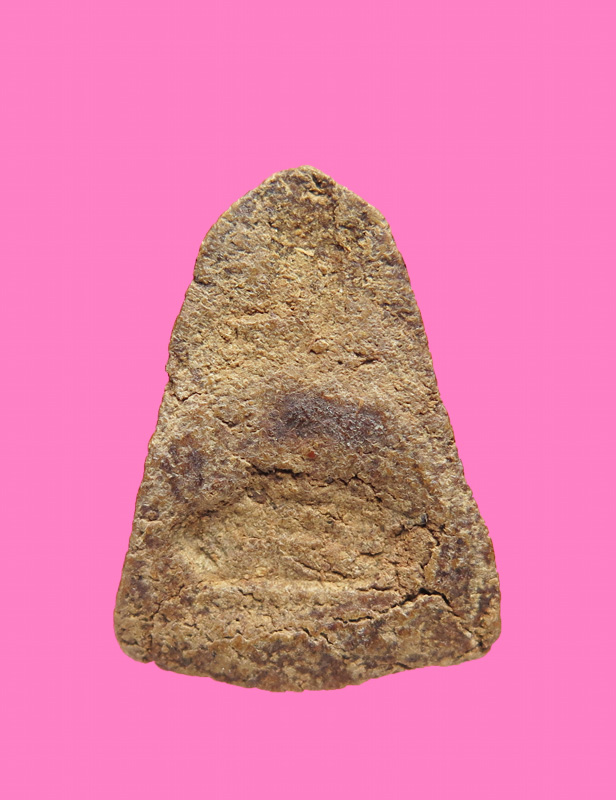 พระผงสุพรรณ เนื้อว่านชานหมาก หลังชื่อวัด