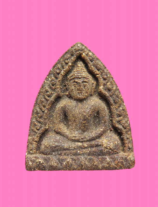 พระผงหลวงพ่อโต พิมพ์สมาธิ พิมพ์ใหญ่ หลวงปู่ม่น วัดเนินตามาก