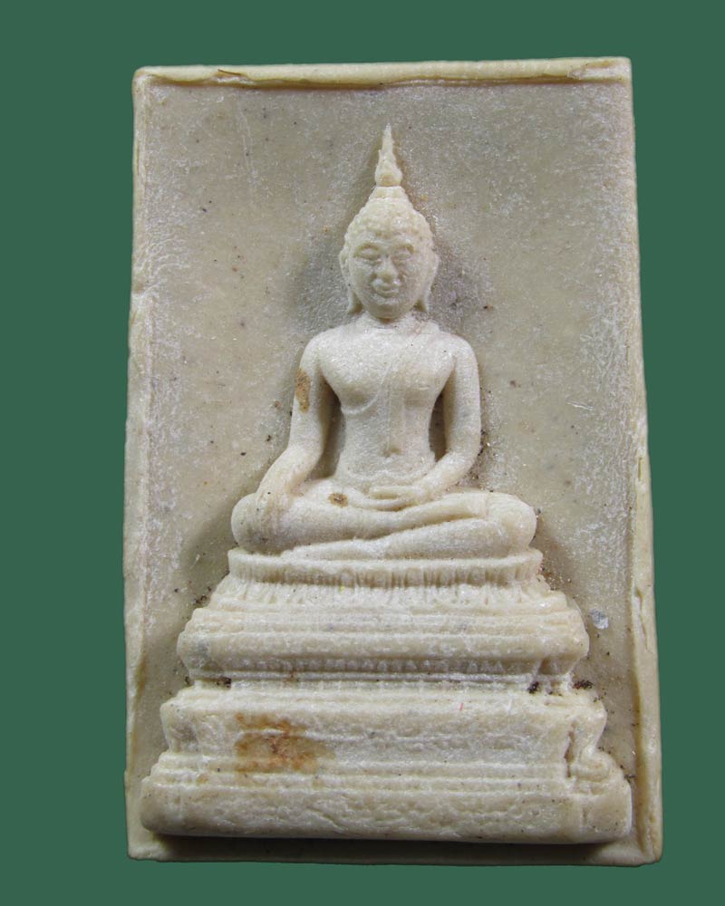 พระผงพระประธานโรยเกศา หลวงปู่ก้าน วัดต้นเกด (วัดราชาตนบรรพต) จ.ประจวบคีรีขันธ์ 