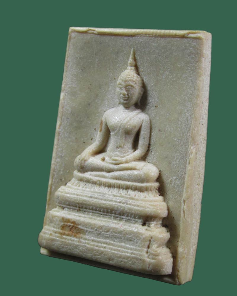 พระผงพระประธานโรยเกศา หลวงปู่ก้าน วัดต้นเกด (วัดราชาตนบรรพต) จ.ประจวบคีรีขันธ์ 