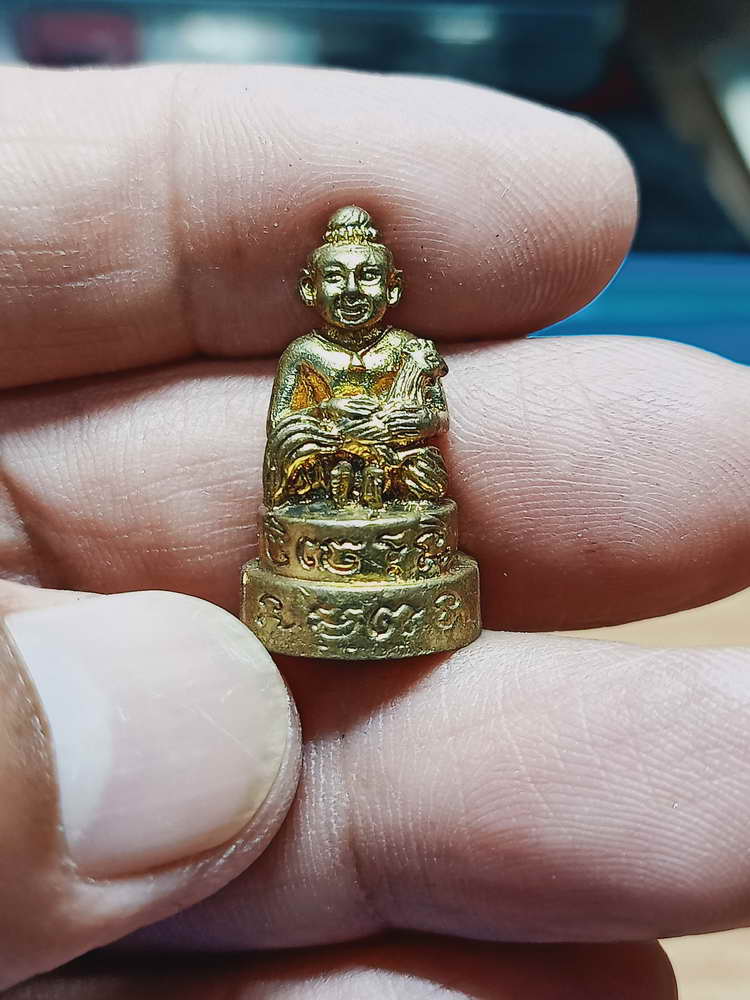 4-91 กุมารทองเจริญทรัพย์ หลวงพ่อสม วัดบ้านด่าน จ.ปราจีนบุรี ปี 2556 กล่องเดิม