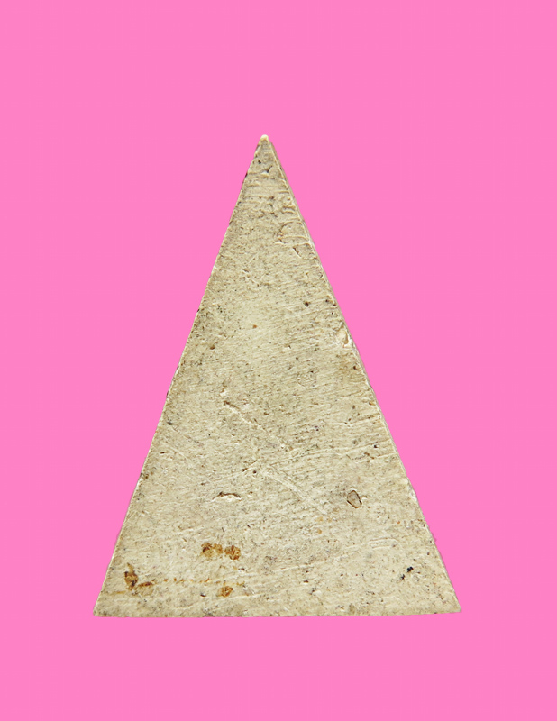 พระนางพญา หลวงพ่อน้อย วัดธรรมศาลา หลังเรียบ ปี 2511