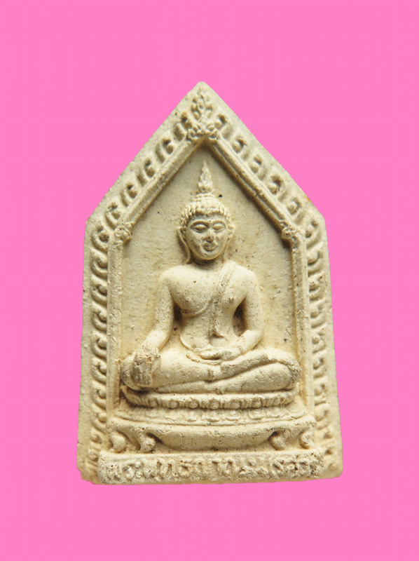 สมเด็จพระพุทธญาณนเรศ พิมพ์ห้าเหลี่ยม มีเกศา ปี 28