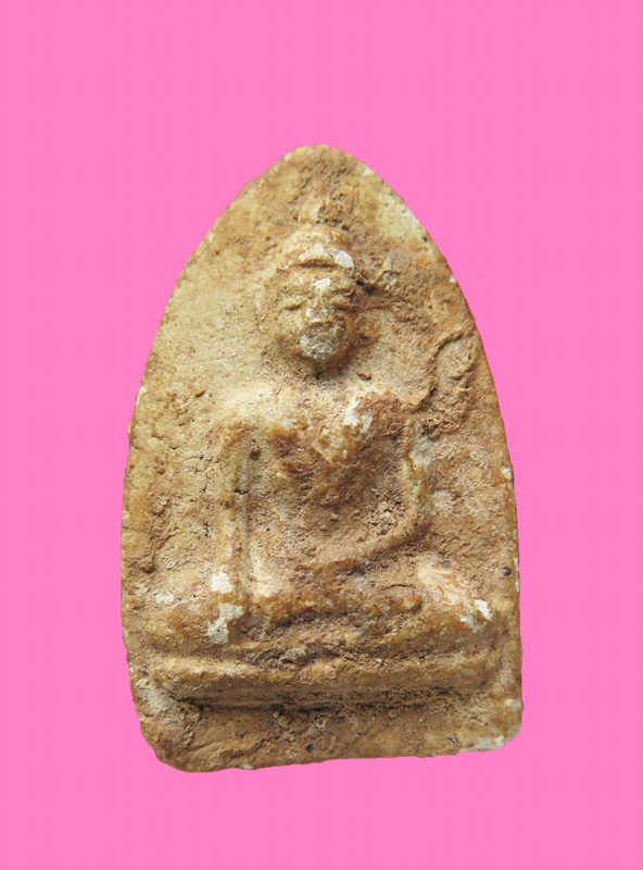 พระกลีบบัว เนื้อผง เก่าจัด